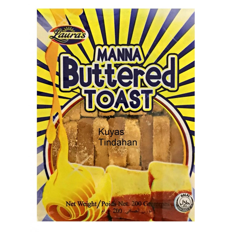 Lauras Manna Buttered Toast 200g